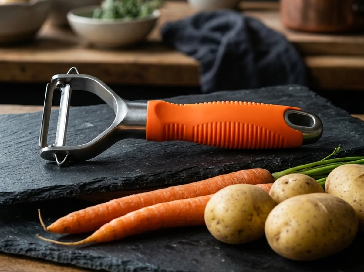 Glide Along Vegetable with Light Pressure